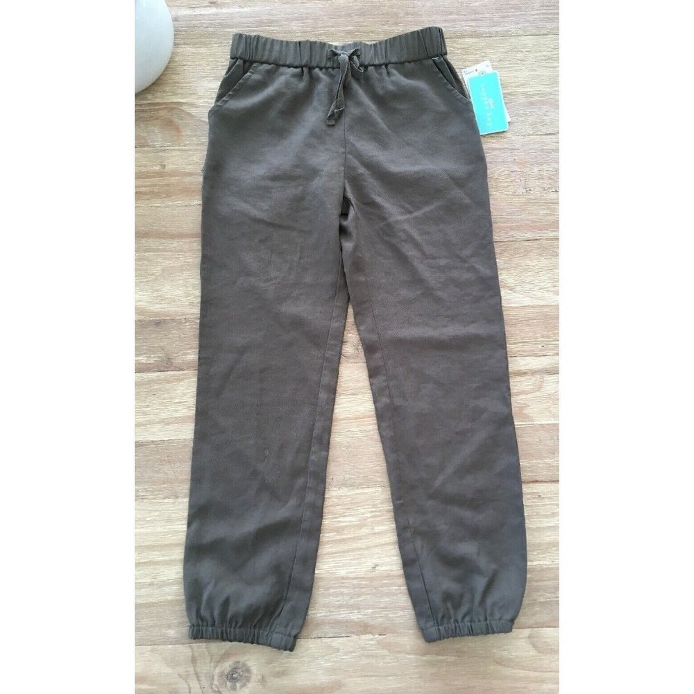 Copper Key Girls Medium (24 x 22) Pull On Jogger Pants Casual Olive Green NEW